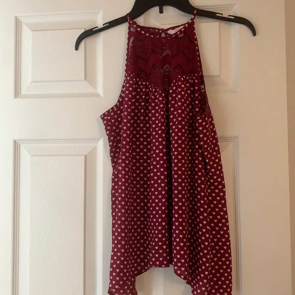 Candies brand hearts shirt